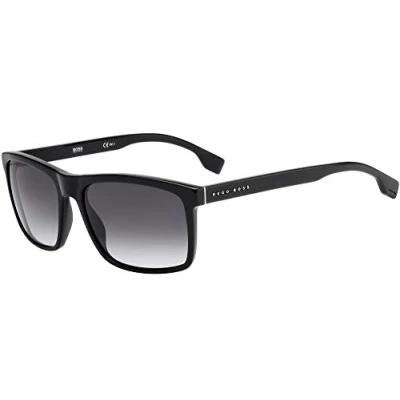 Abbildung von Boss Sonnenbrillen 1036/S BLACK/GREY SHADED 58/18/145 Herrenbrillen