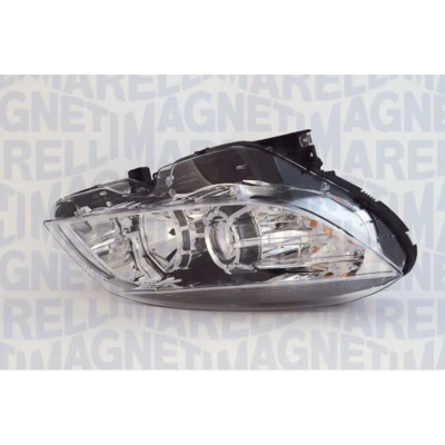Abbildung von MAGNETI MARELLI 710301234201 Scheinwerfer links H7/H7, PY21W, W5W Halogen mit Blinklicht für Rechtsverkehr Glühlampen, Stellmotor LWR