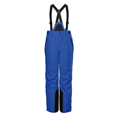 Abbildung von killtec Jungen Funktionshose/Skihose mit abzippbarem Latz, Schneefang und Kantenschutz KSW 79 BYS SKI PNTS, neon Blue, 164, 37310 000