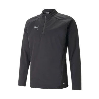 Abbildung von Puma Teamcup Halfzip Sweatshirt, Herren, Größe: Large, Schwarz