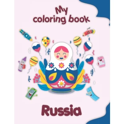 Abbildung von My Coloring book about Russia: Pages of Animals, Landscapes and characters, kids 2 6 Years old