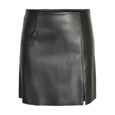 Abbildung von Noisy May Nmclara Penny SLIT Skirt Alinienrock, Damen, Größe: 52, Black