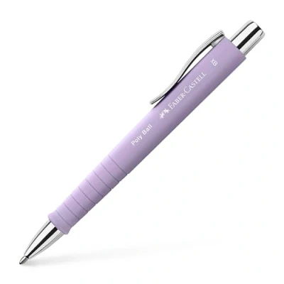 Abbildung von Faber Castell 241104C Box mit 5 Kugelschreibern Poly Ball Xb Edition Sweet Lila.
