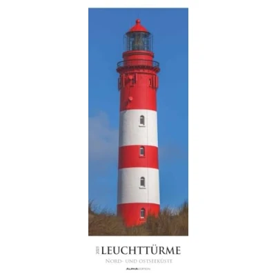 Abbildung von Leuchttürme Nord und Ostseeküste 2025 Streifenkalender XXL 25x69 cm Bildkalender im Hochformat Wandplaner Leuchtturmkalender