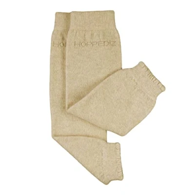 Abbildung von Hoppediz Babystulpen aus Kashmir / Merinowolle, Baby Leg Warmers, Einheitsgröße, creme