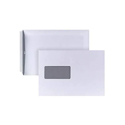 Abbildung von POSTHORN Versandtasche C5 (229x162x1mm) selbstklebend mit Fenster weiß 90g 500 Stück