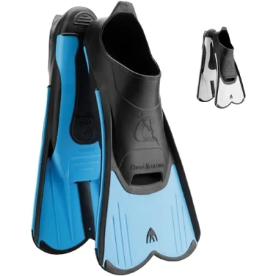 Abbildung von Cressi, Unisex Schwimm Flossen Light Made in Italy, Weiß, Gr. 41/42 EU