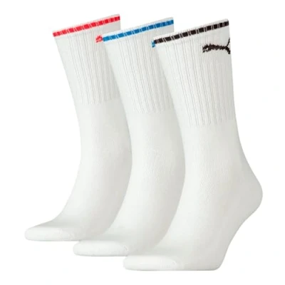 Abbildung von Puma Unisex Sport Crew Stripe (3 Pack) Socks, Weiß, 39 42 EU