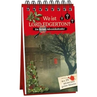 Abbildung von Wo ist Lord Edgerton? Ein Krimi Adventskalender mit 24 mörderisch guten Rätseln (Inspector Morrissey ermittelt)