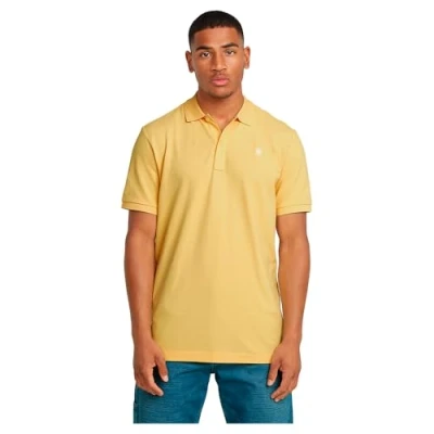Abbildung von G STAR Dunda Poloshirt, Herren, Größe: Medium, Lt buff yellow
