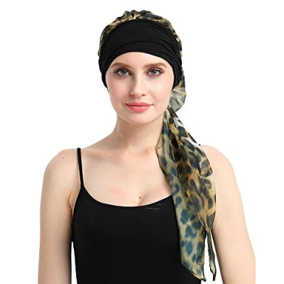 Abbildung von FocusCare Turban für Frauen mit Krebs haarausfall schal turbane