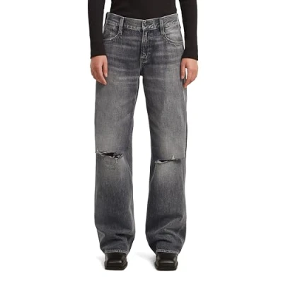 Abbildung von G STAR Judee Jeans Relaxed Fit, Damen, Größe: 28x28, Faded scoria grey destroyed
