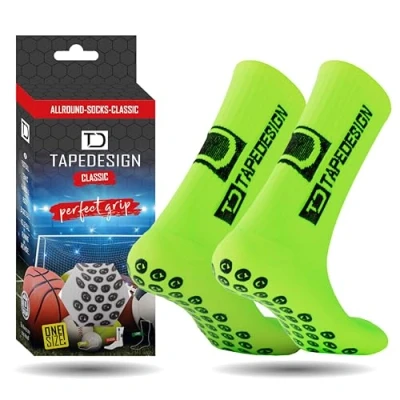 Abbildung von Tapedesign Unisex Allround Classic Socken, Neo Green, Einheitsgröße EU