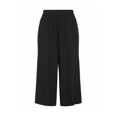 Abbildung von Pieces Culottes Pcpia Stoffhose, Damen, Größe: XS, Black