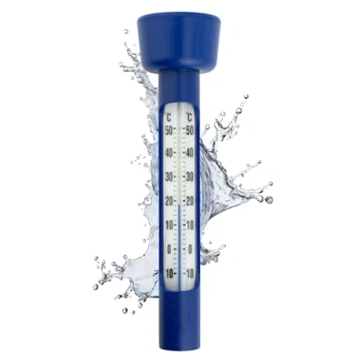 Abbildung von Pool Thermometer Wassertemperatur Schwimmend Analog Leicht abzulesen Wasserthermometer für Spa Whirlpool Zubehör Wild Schwimmen