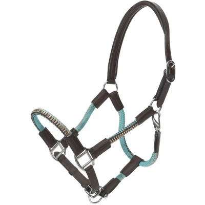 Abbildung von Kavalkade Knotenhalfter Cavo mit Seil Braun/Beige Warmblut Agradi.deVerkauft von Agradi