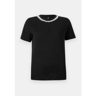 Abbildung von ONLY Onljolly Pearl TEE Tshirt print, Damen, Größe: XL, Black
