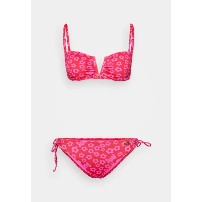 Abbildung von Buffalo Bandeau Bikini, Damen, Größe: 32xA/B, Red/pink