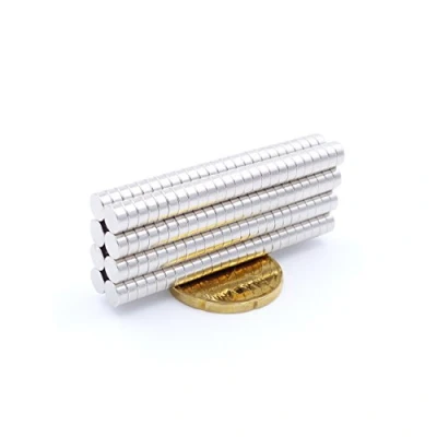 Abbildung von Brudazon 20 Mini Scheiben Magnete 5x2mm N52 stärkste Stufe Neodym ultrastark Power Magnet für Modellbau, Foto, Whiteboard, Pinnwand, Kühlschrank, Basteln Magnetscheibe extra stark