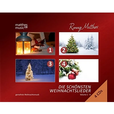 Abbildung von Die schönsten Weihnachtslieder: Vol. 1 4 (4 CD Box) Gemafreie instrumentale Weihnachtsmusik