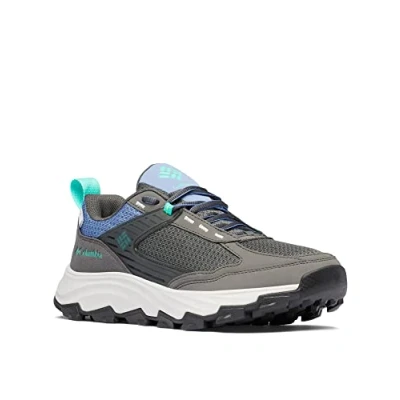 Abbildung von Columbia Hatana Max Outdry WP wasserdichte Wanderschuhe für Damen, Grau (Dark Grey x Electric Turquoise), 41 EU