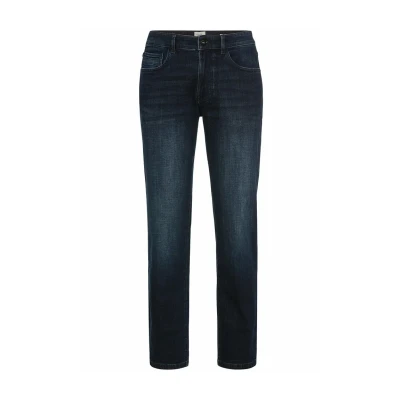 Abbildung von camel active Regular fit Jeans, mit Leder Badge