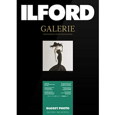 Abbildung von ILFORD GALERIE Gloss 260 gsm A4 210 mm x 297 100 Blatt