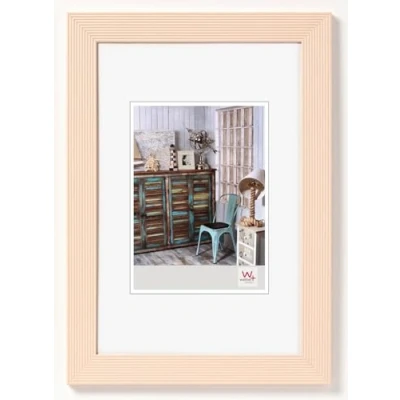 Abbildung von walther design Bilderrahmen creme 40 x 50 cm Grado Holzrahmen HI050C