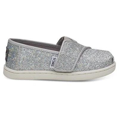 Abbildung von TOMS TINY ALPARGATA Espadrille Kunststoff Mädchen,SILBERFARBEN,27EU