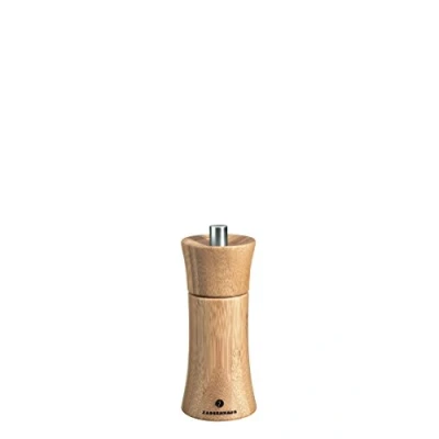 Abbildung von Zassenhaus Salzmühle Frankfurt Bambusholz Mahlwerk aus Hochleistungskeramik, Made in Germany, Maße: H: 14 cm, D: 5,7 023220