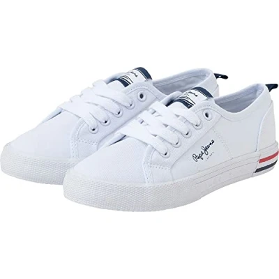 Abbildung von Pepe Jeans Brady Basic B Sneaker low für Kinder, Größe: 40, White Schuhe