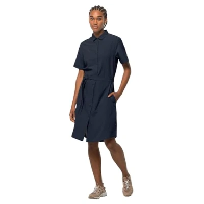 Abbildung von Jack Wolfskin Holiday MIDI Freizeitkleid, Damen, Größe: Large, Night blue