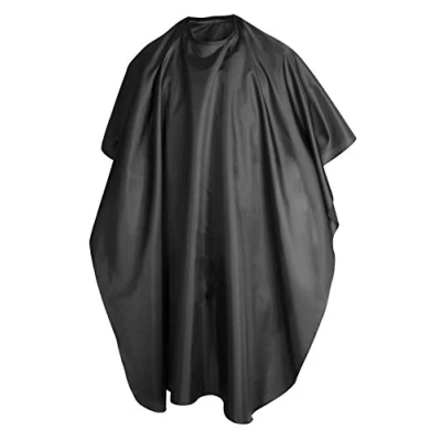 Abbildung von TRIXES Friseurumhang Schwarz Ganzkörperansicht Cape Unisex Professionelle Friseure Kleid für Haar Styling Schnitte und Farben, Friseur Umhänge