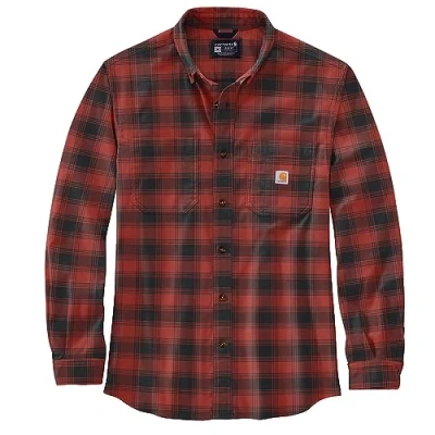 Abbildung von Carhartt Plaid Flannel Relaxed Fit Shirt, Farbe:rot, Größe:XXL