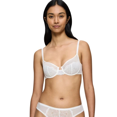 Abbildung von Triumph Delightful Spotlight Bügel BH, Damen, Größe: 75F, White