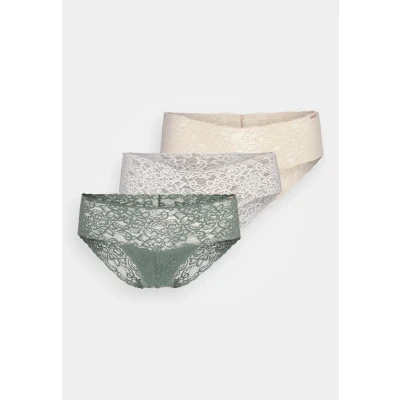 Abbildung von Dorina LANA ECO 3 PACK Slip, Damen, Größe: 36, Green/beige/ivory
