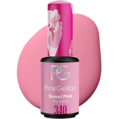 Abbildung von Pink Gellac UV Nagellack 340 Sweet 8 ml Shellac Einfache Anwendung Gel Nail Polish für 14 Tage Salonqualität Made in Holland