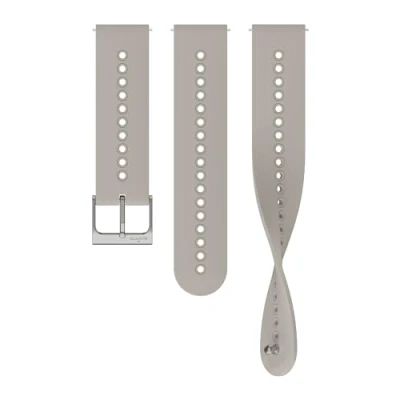 Abbildung von SUUNTO 22 URB4 Silikon Armband Kompatibel Race, Vertical, 9 Peak Pro, Peak, 5 Watch Strap Weiches Ersatzband 22mm Gray S+M