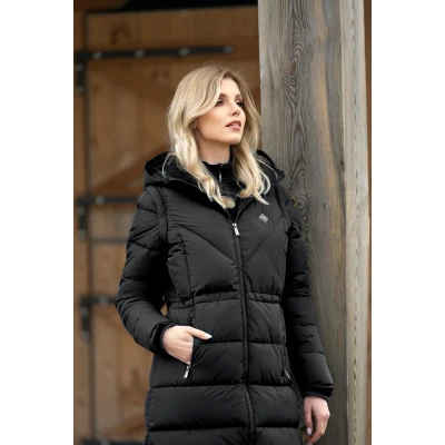 Abbildung von Fair Play Lange Jacke Sia Schwarz 42