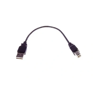 Abbildung von shortix USB 2.0 (A auf B). Druckerkabel. 25cm. schwarz.