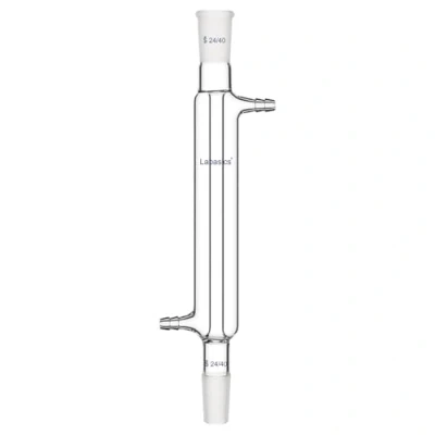 Abbildung von Labasics Borosilikat Glas Liebig Kondensator mit 24/40 Gelenk und 200mm Jacke Länge, Lab Glass Condenser