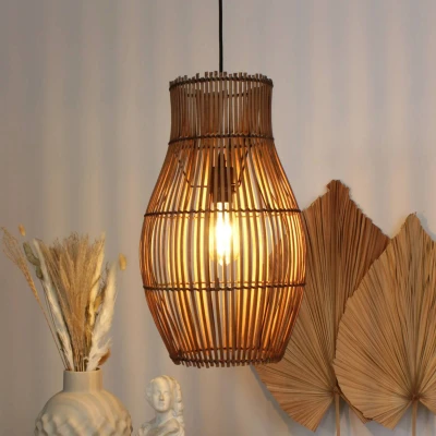 Abbildung von ECO LIGHT Pendelleuchte »Bamboo«, 1 flammig, Leuchtmittel E27 ohne