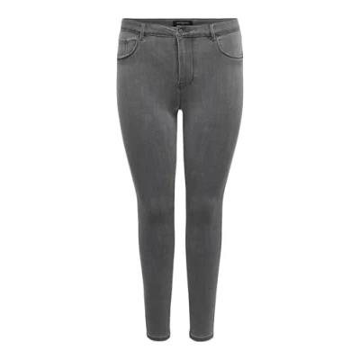 Abbildung von ONLY Carmakoma Carthunder Jeans Skinny Fit, Damen, Größe: 44x32, Medium grey denim