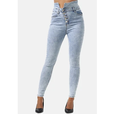 Abbildung von Elara Stretch Jeans Skinny Fit, Damen, Größe: 40, Blau