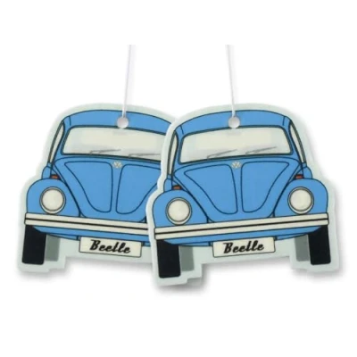 Abbildung von BRISA VW Collection Volkswagen Luft Erfrischer Duft Spender fürs Auto im Käfer Motiv Doppelpack (Fresh/Blau)
