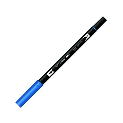 Abbildung von Tombow ABT 555 Fasermaler Dual Brush Pen mit zwei Spitzen, ultramarine