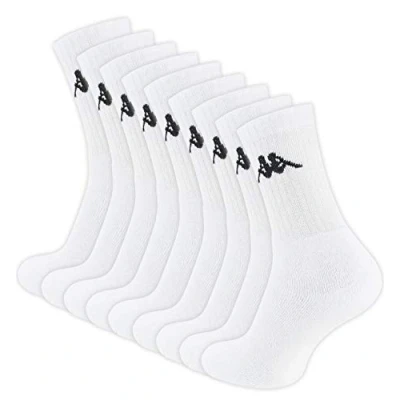 Abbildung von Kappa 9 Paar Original Tennissocken, Sportsocken in weiss, Gr. 39 42
