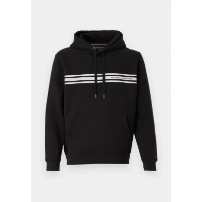 Abbildung von Tommy Hilfiger Central Chest Stripe Hoody Unisex Sweatshirt, Größe: 3XL, Black