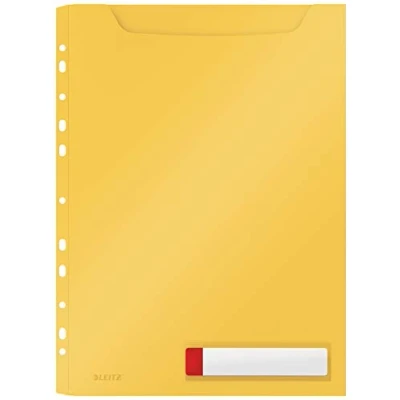 Abbildung von Leitz A4 Privacy Maxi Hülle, Ideal für bis zu 150 Blatt, Kunststoff, Warmes Gelb, Cosy Serie, 46680019
