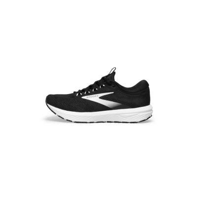Abbildung von Brooks Revel 7 Laufschuh Neutral, Damen, Größe: 36.5, Black white Schuhe